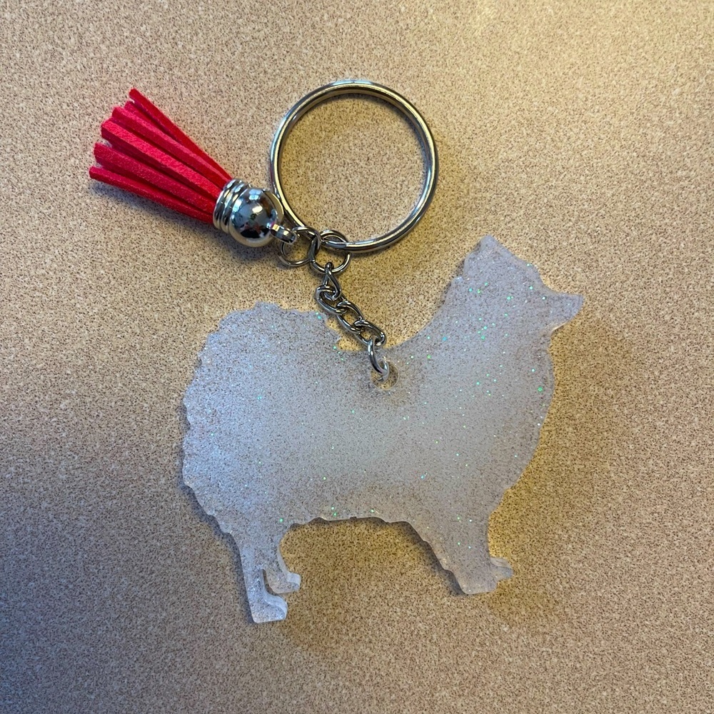 🎉🎉HP🎉🎉 Handmade Pomeranian Keychain - Picture 1 of 6